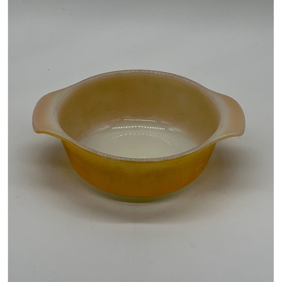 Vintage Fire King Peach Lusterware Ovenware/Casserole # 472 8 oz. - Picture 5 of 5